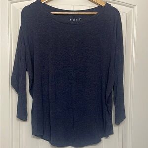 LOFT Women's Navy Top